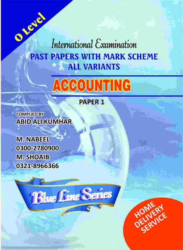 O level accoounting paper 1