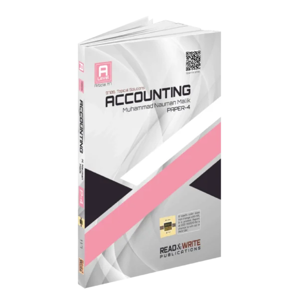 Article no. 117 A Level Accounting Paper 4 Topical Yearly Read & Write