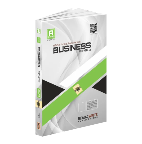 Article no. 139 A Level Business P-3 Topical Past Paper Read & Write