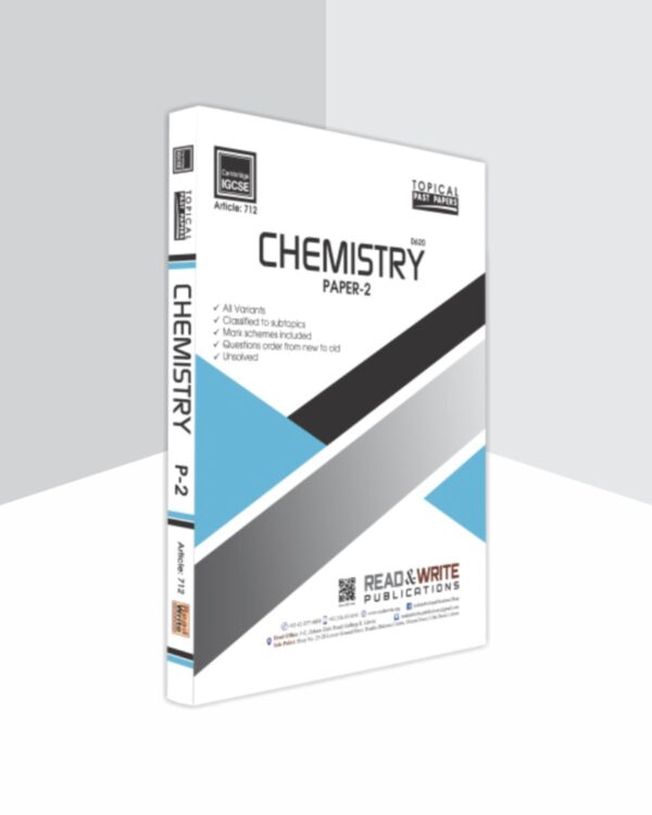 Article no. 712 IGCSE Chemistry P-2 Topical Past Papers Read & Write