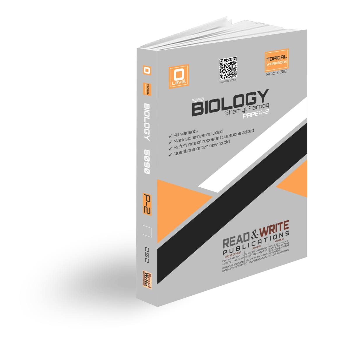 Article no. 202 O Level Biology Topical Workbook Read & Write – KitabMehal