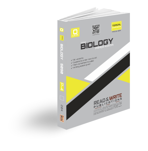 Article no. 204 O Level Biology Paper 6 ATP Topical Workbook By Muhammad Shahid Read & Write