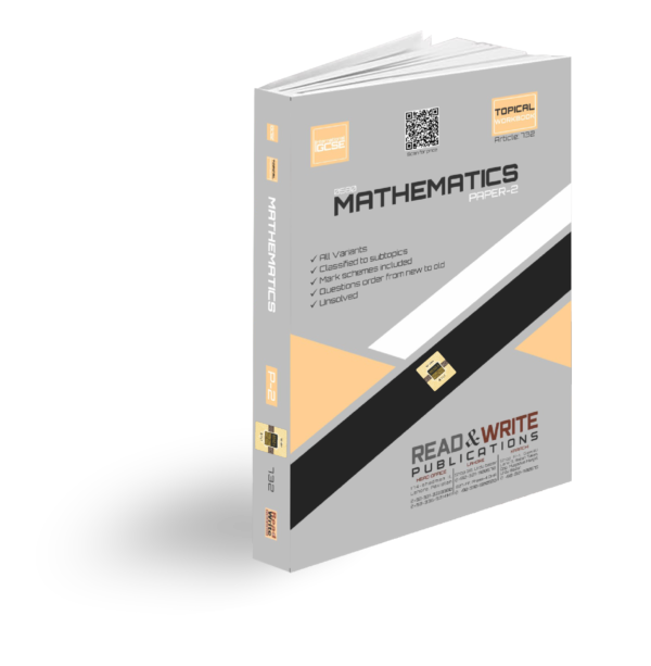 Article no. 732 IGCSE Mathematics Paper 2 Extended Topical Workbook Read & Write