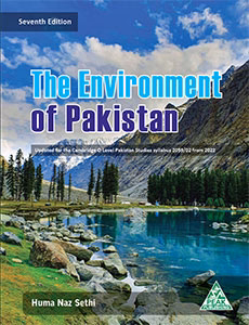 The Environment of pakistan by Huma Naz Sethi Text Book 2nd Edition